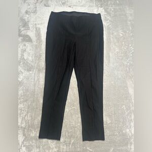 Chico’s So Slimming Ankle Pull On Trouser Pants Women’s 10 Medium 1.5 Black